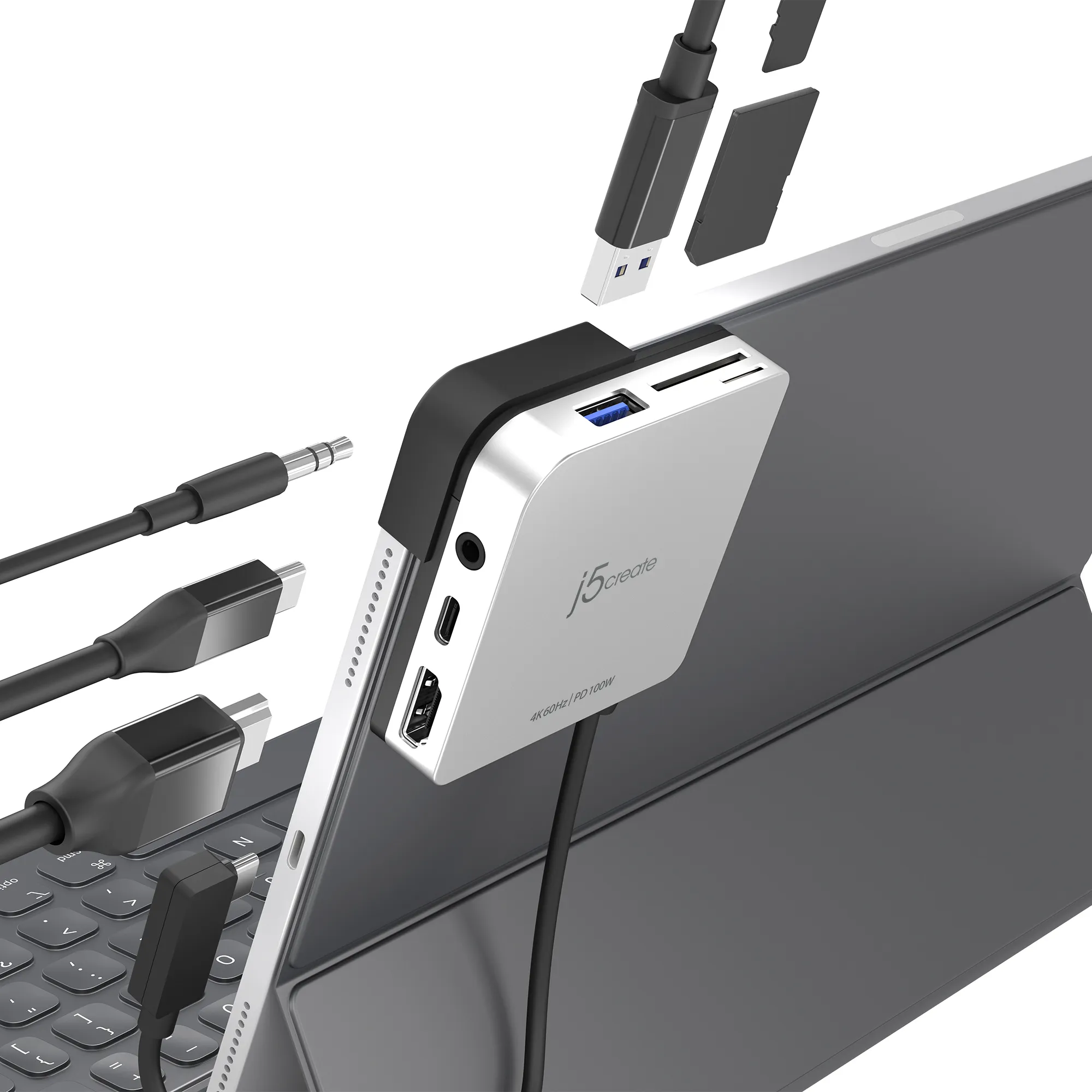 J5 Create USB-C TO 4K 60HZ HDMI TRAVEL - DOCK FOR IPAD/IPAD PRO