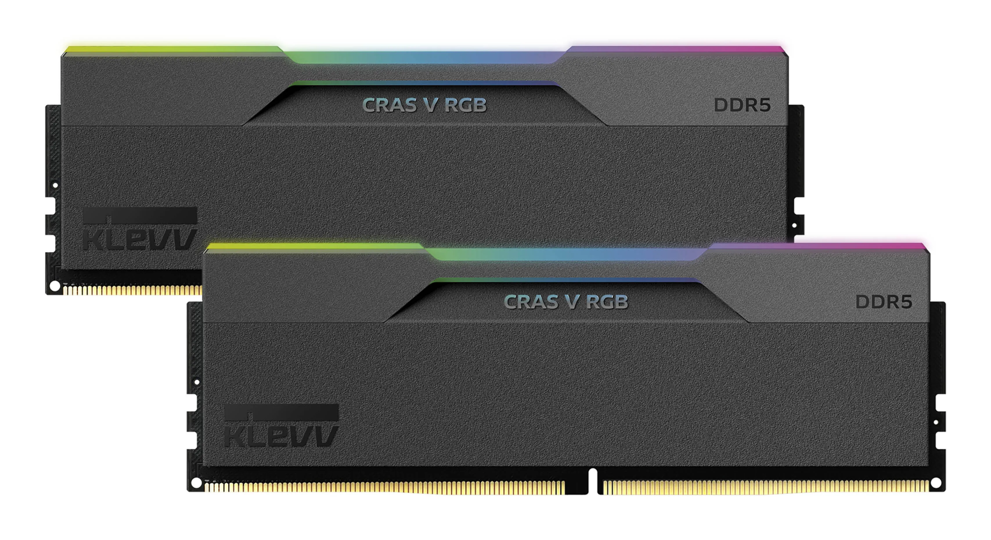 KLEVV CRAS V RGB 32 Gt (2 x 16 Gt) DDR5 6400 MHz, CL32 -muisti (EXPO & XMP)