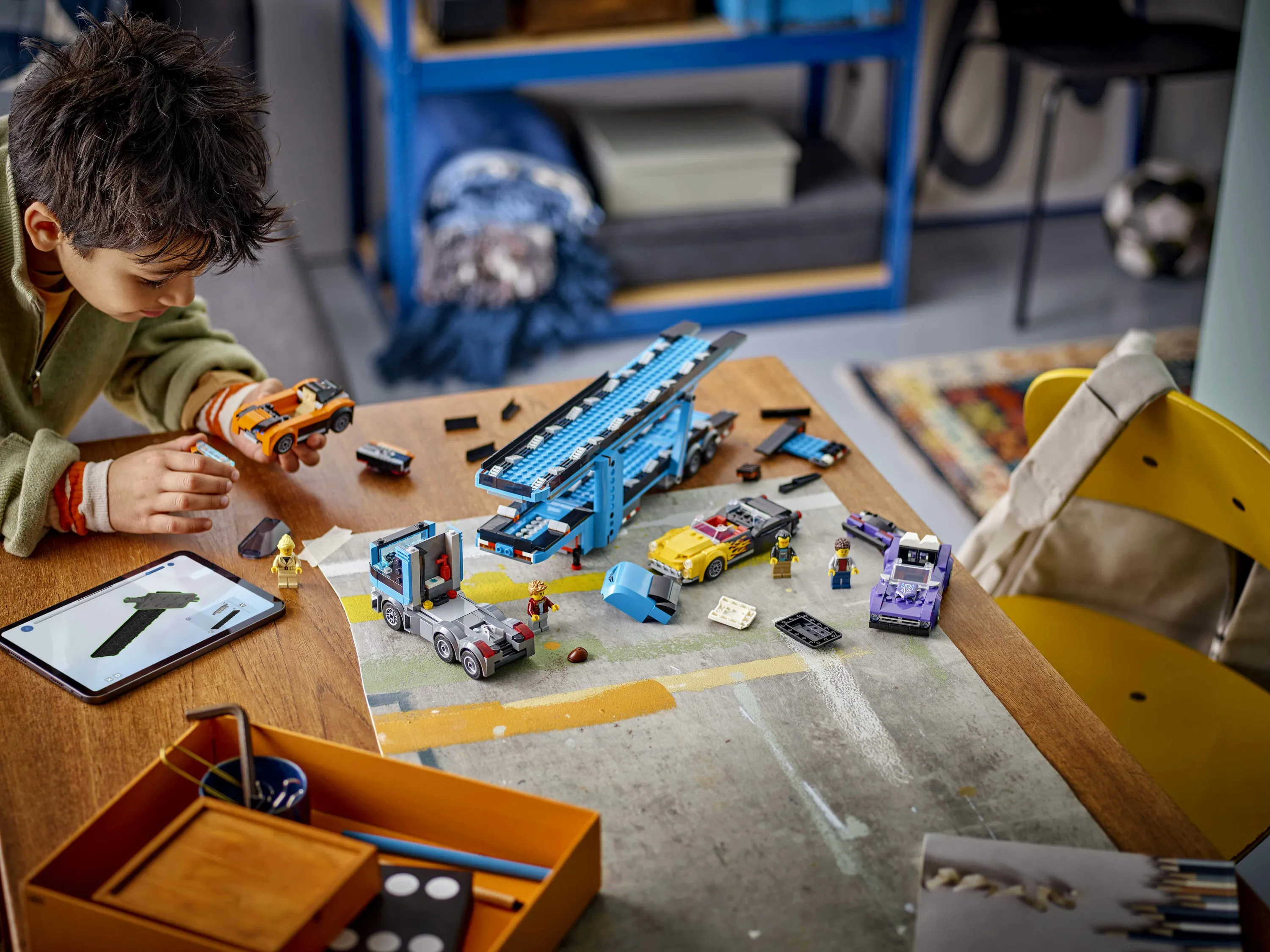 LEGO City Sports Car Transporter Truck 60408