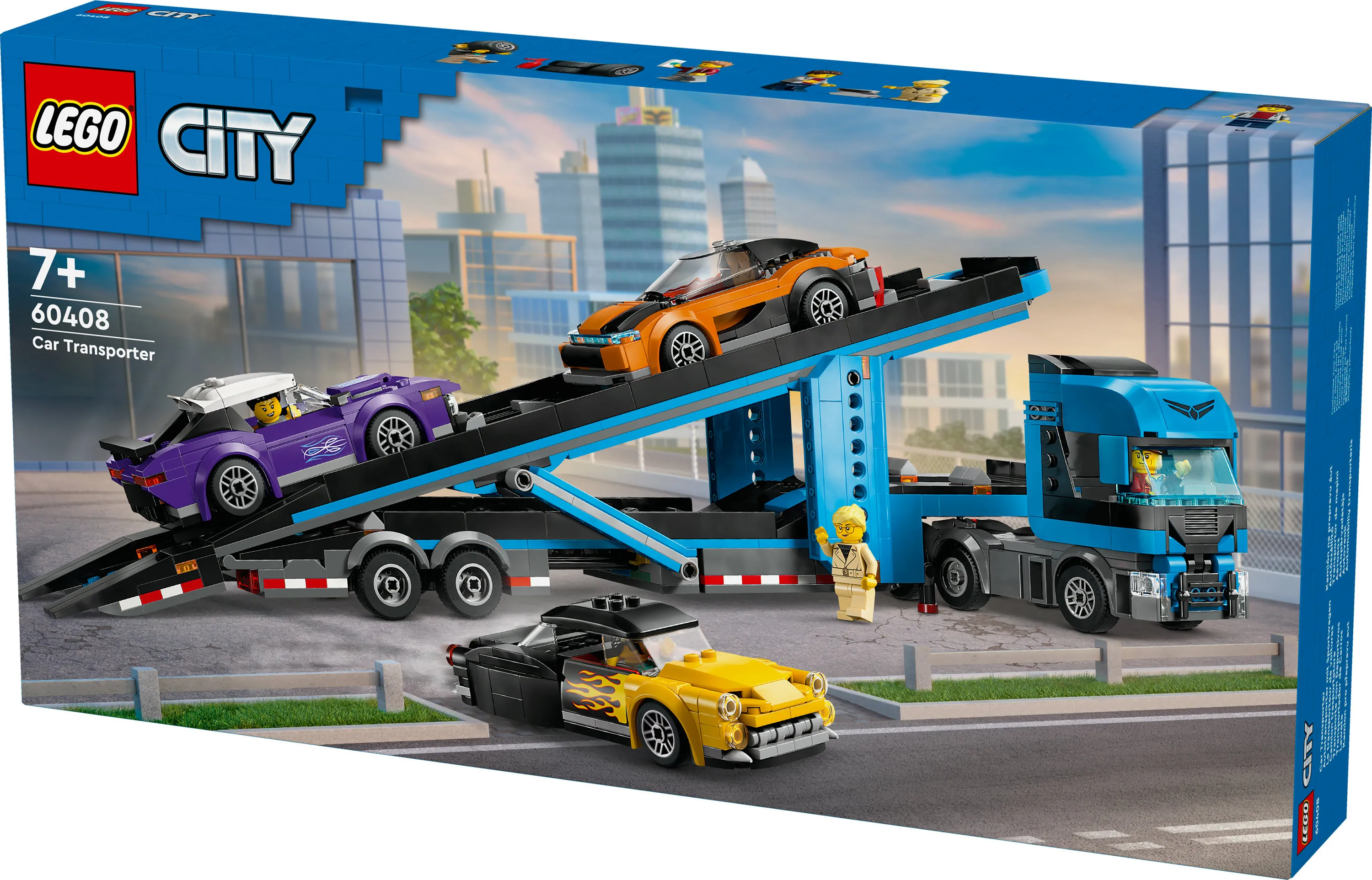 LEGO City Sports Car Transporter Truck 60408