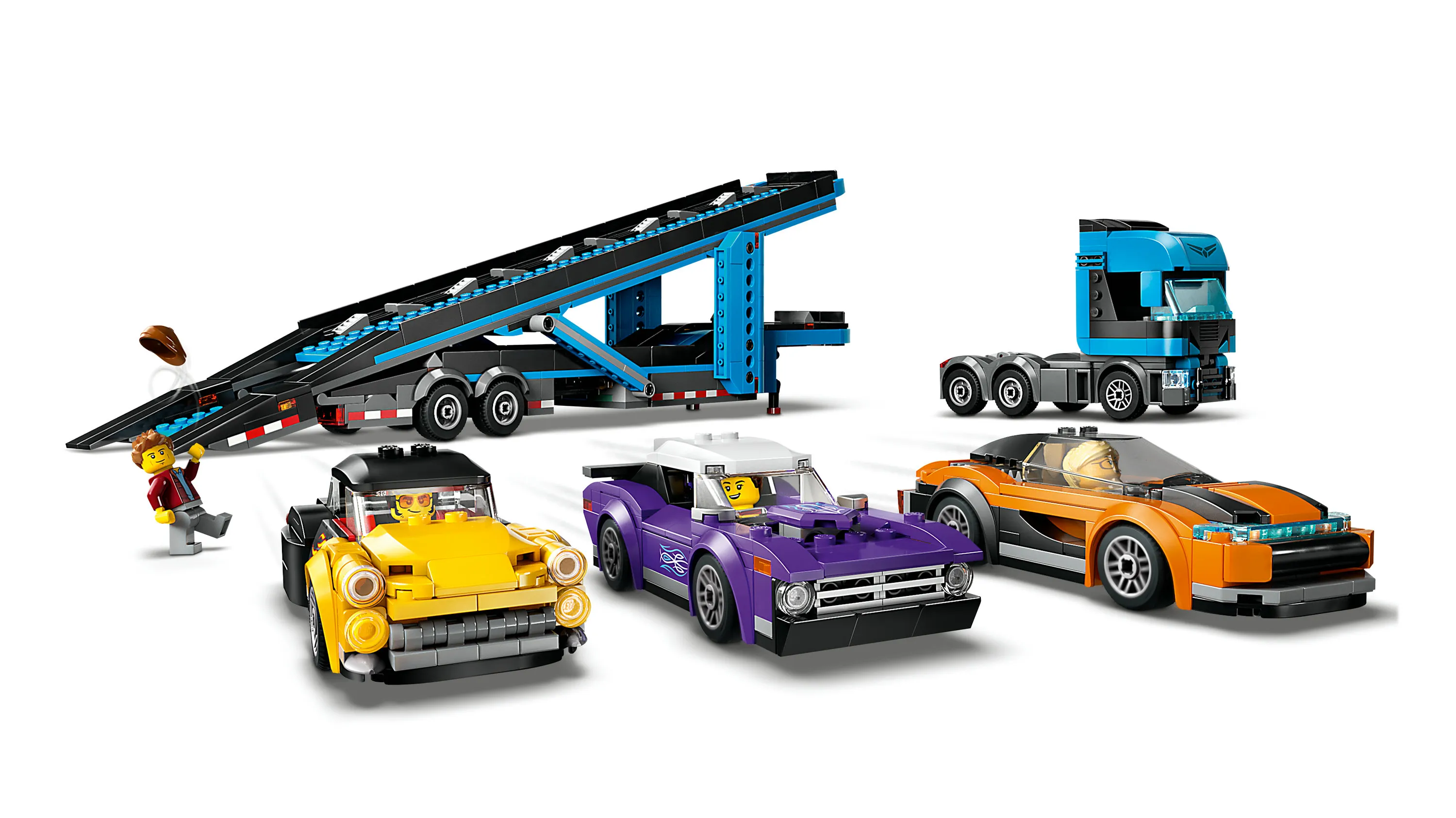 LEGO City Sports Car Transporter Truck 60408