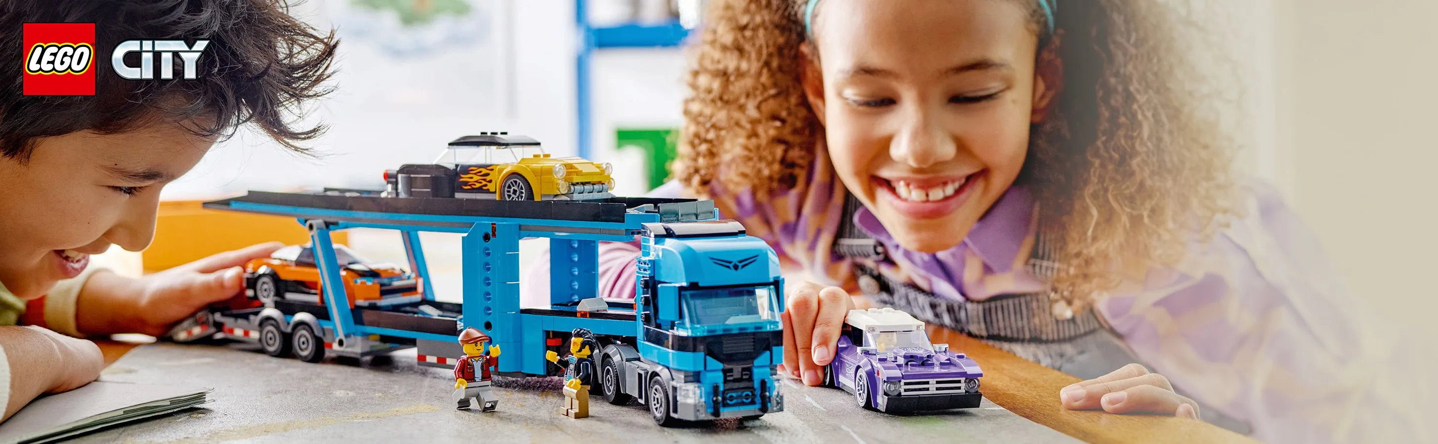 LEGO City Sports Car Transporter Truck 60408