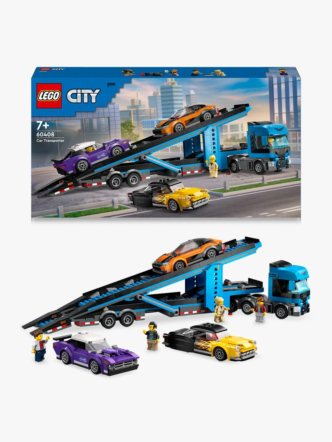 LEGO City Sports Car Transporter Truck 60408