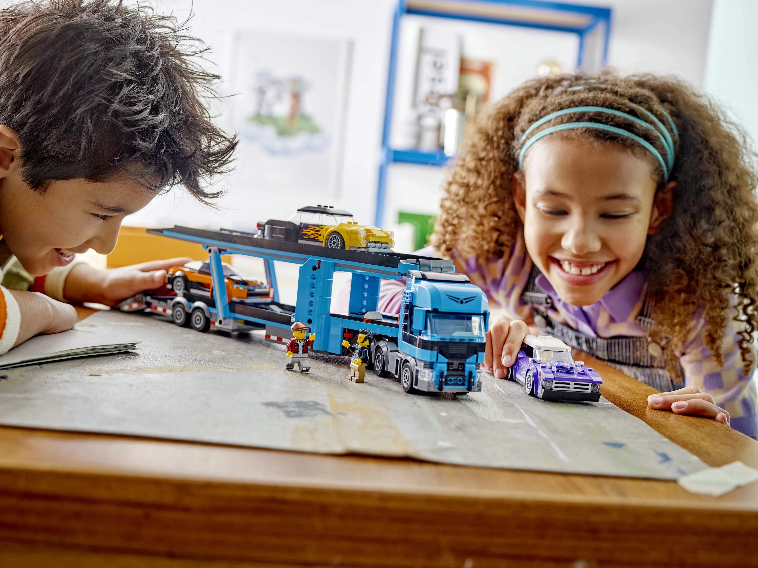 LEGO City Sports Car Transporter Truck 60408