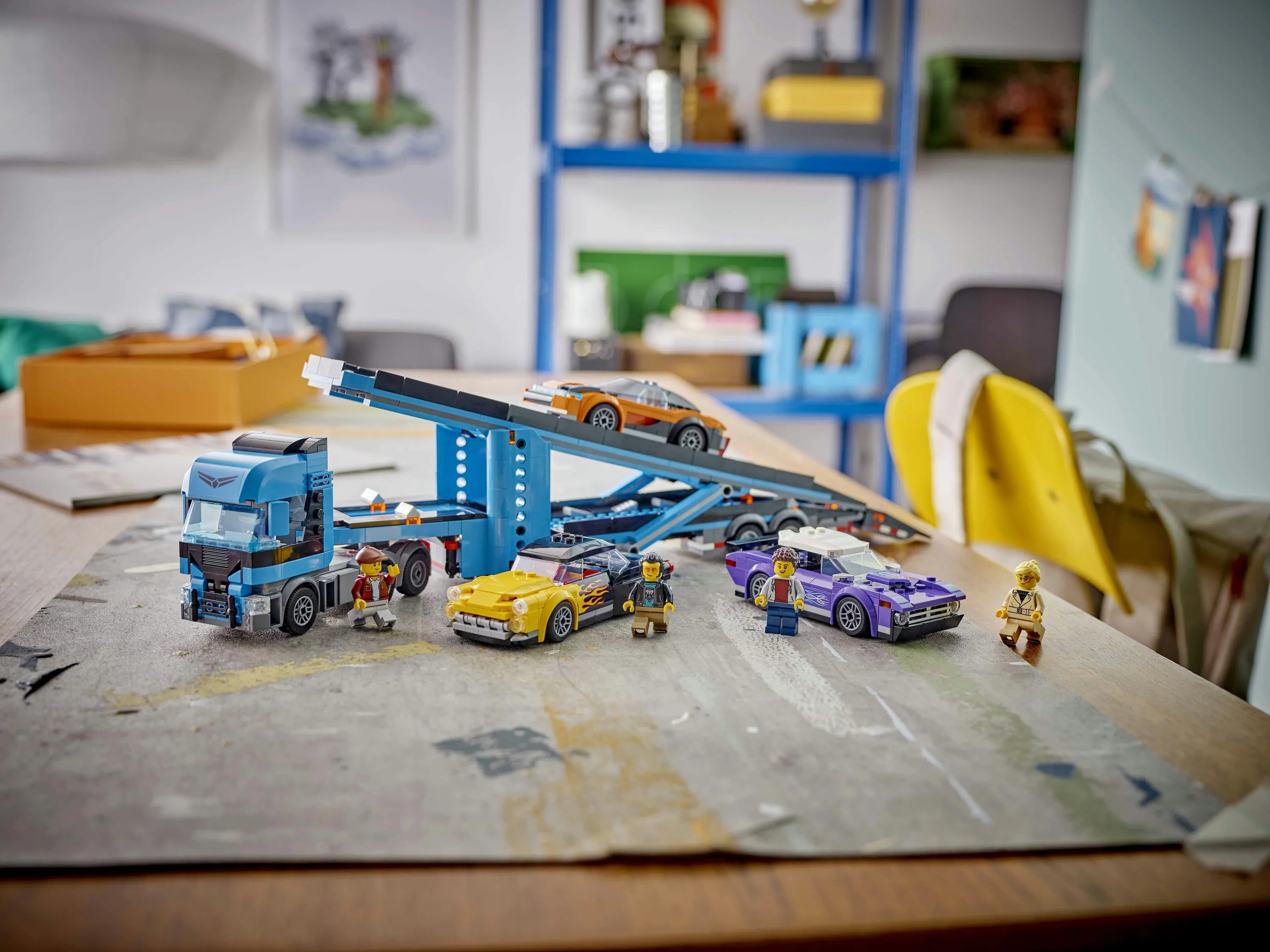 LEGO City Sports Car Transporter Truck 60408