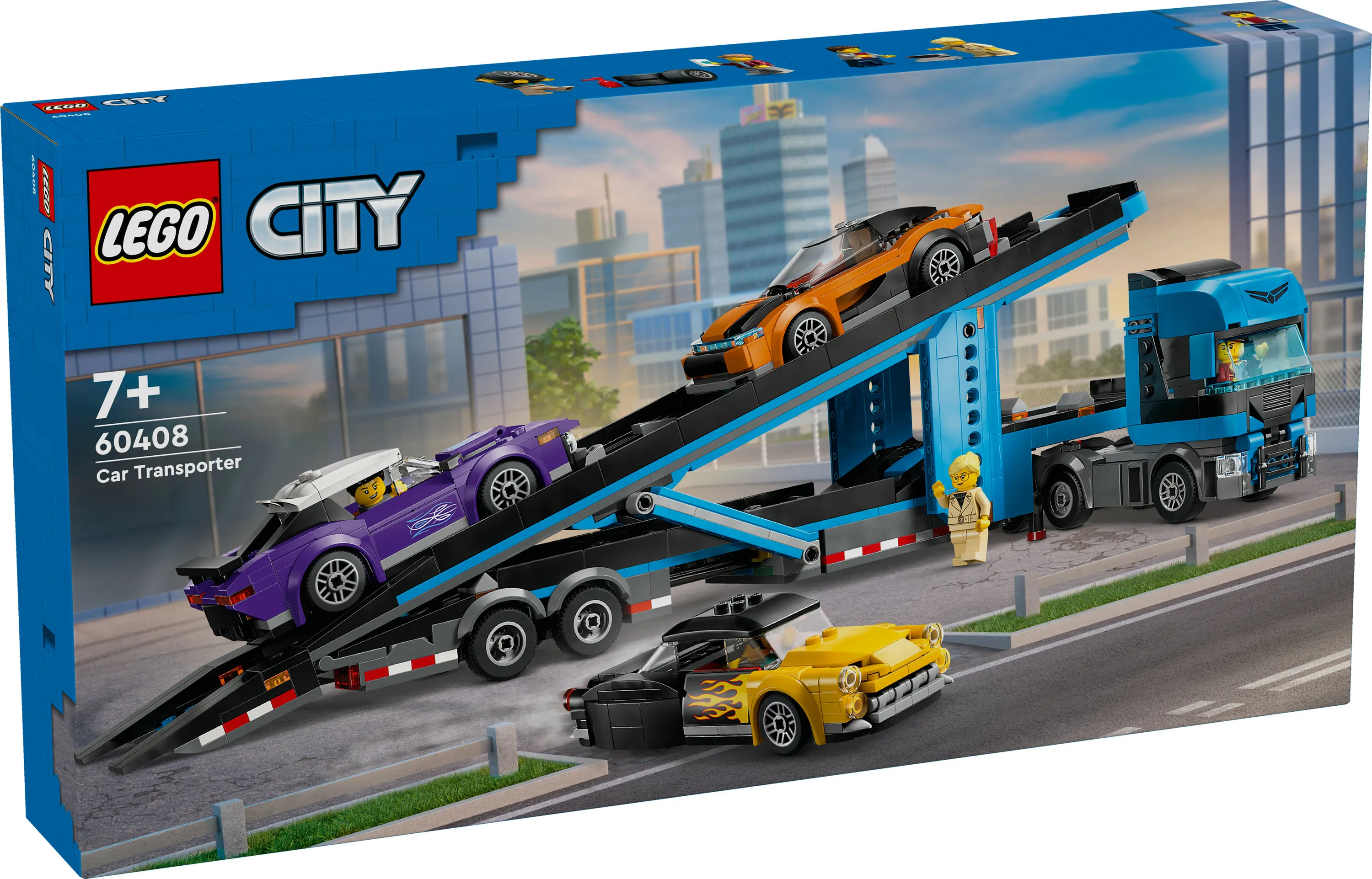 LEGO City Sports Car Transporter Truck 60408