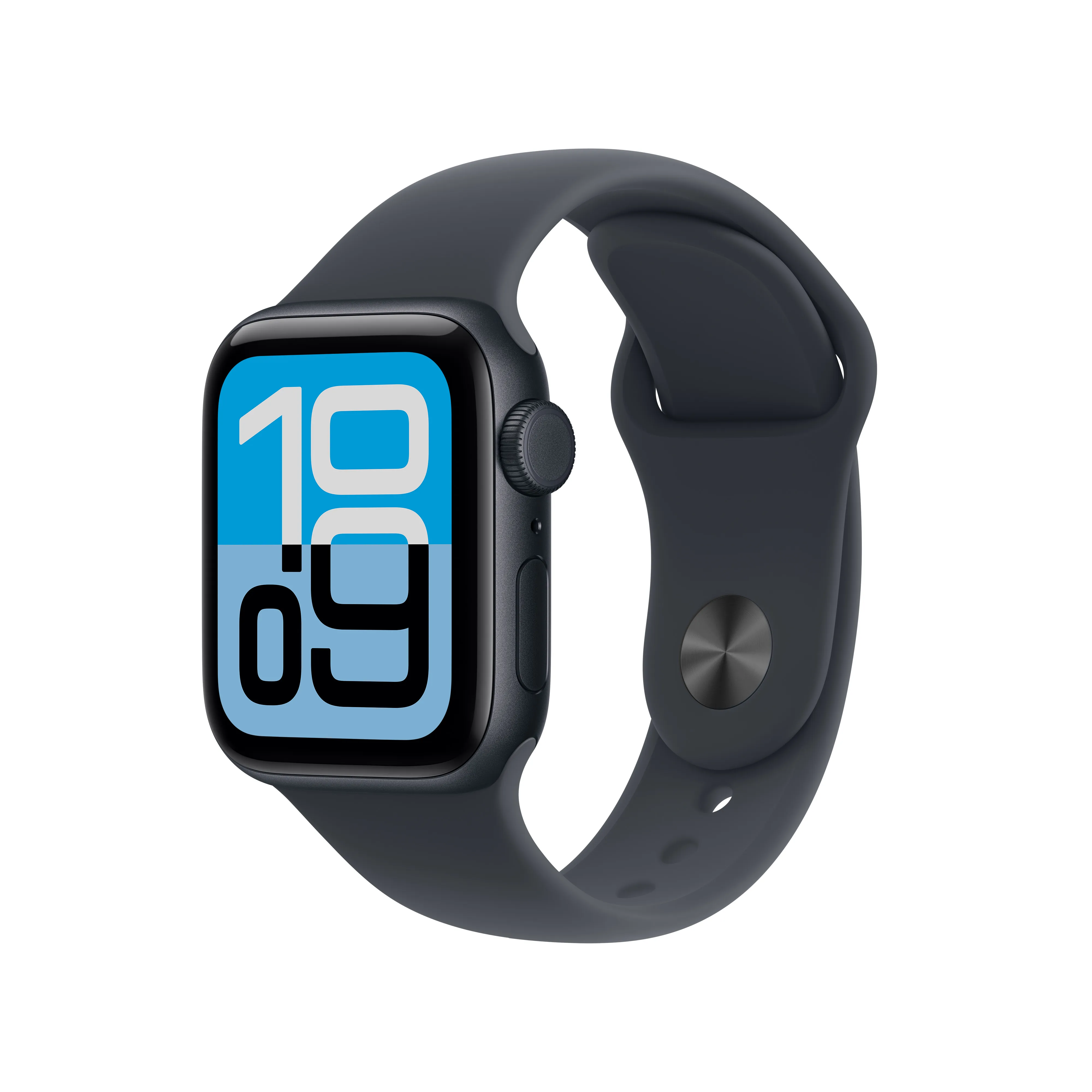 Apple Watch SE 3 (GPS + Cellular) 40 mm keskiyö alumiinikuori ja urheiluranneke, M/L