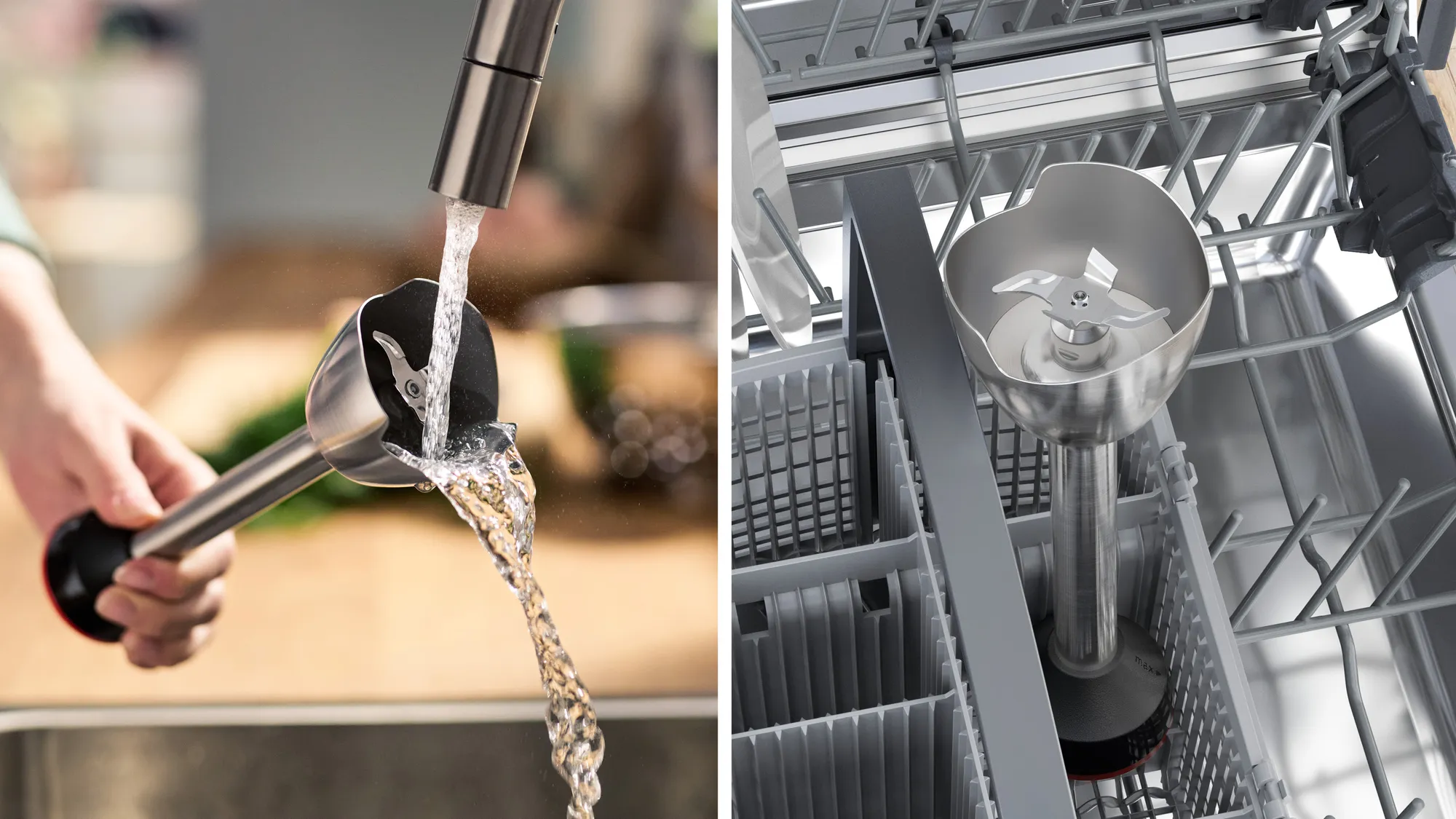 Bosch ErgoMaster Series 4 MSM4W210 600W 0.6L Hand Blender, Black, White