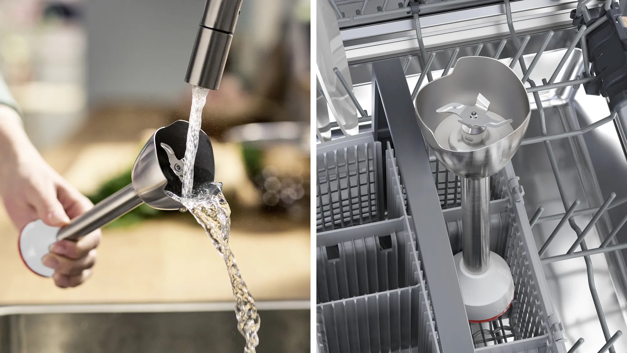 Bosch ErgoMaster Series 4 MSM4W210 600W 0.6L Hand Blender, Black, White