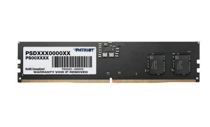 Patriot DDR5 - 8GB - 5600 - CL - 46, Single RAM (black, PSD58G560041, Signature)