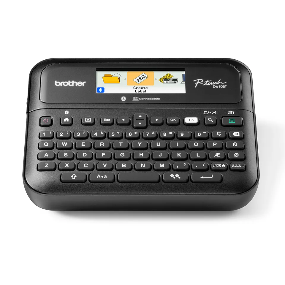 PT-D610BTVP P-touch desktop label printer, up to 24 mm, Blue