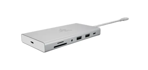 Razer USB-C Dock - 11-Port USB-C Hub Mercury