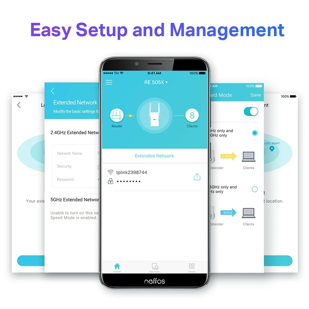 TP-LINK RE505X AX1500 WIFI6 RANGE EXTENDER