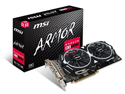 MSI RADEON RX 580 ARMOR 8G - n&auml;yt&ouml;nohjain