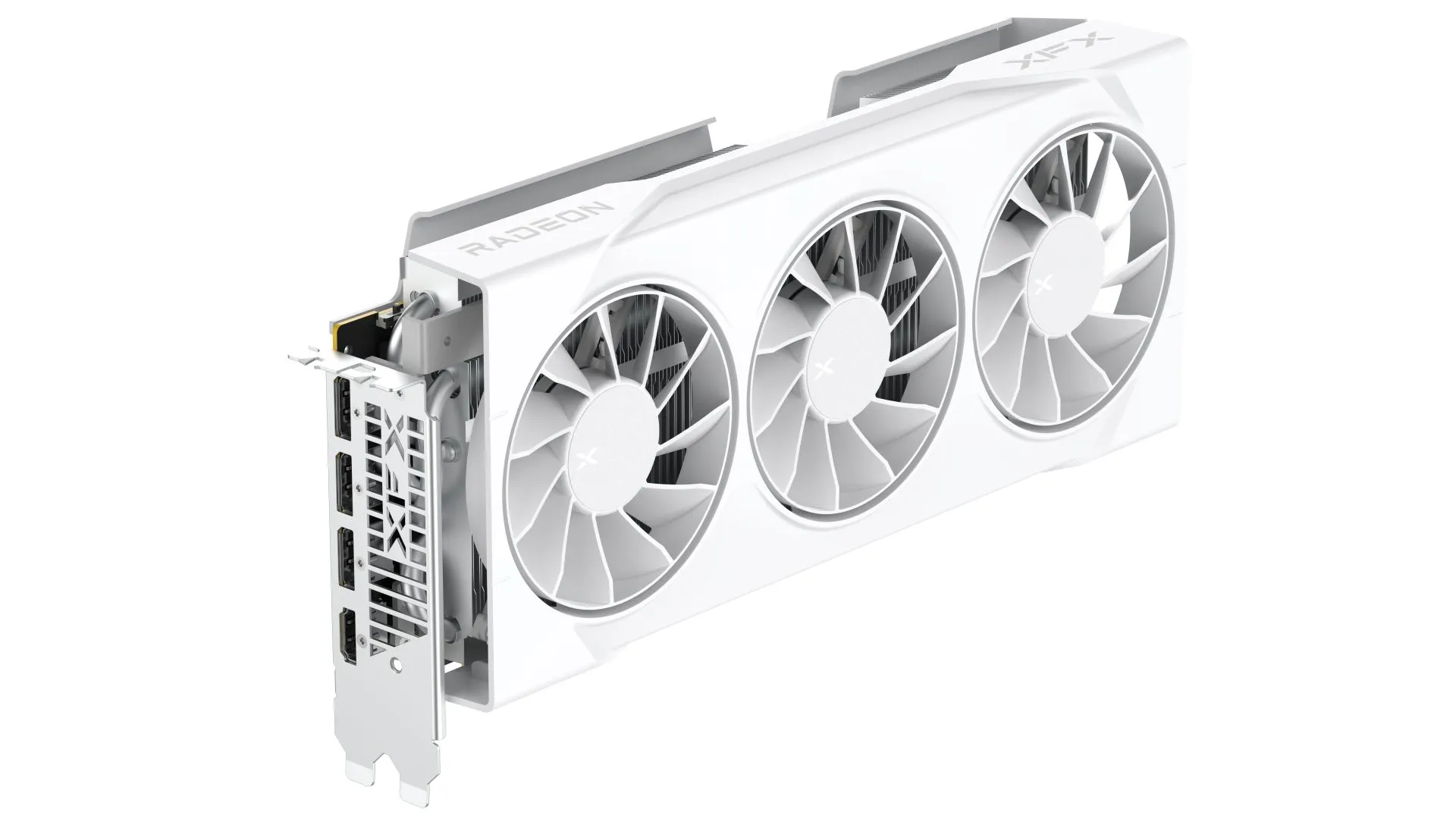 XFX Radeon RX 9070 Swift OC 3 Fan 16 Gt -näytönohjain, Valkoinen