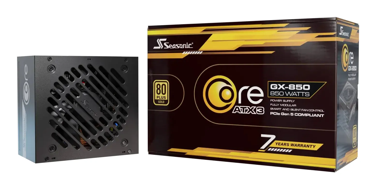 Seasonic CORE GC-850 850W - PSU, 80 Plus Gold