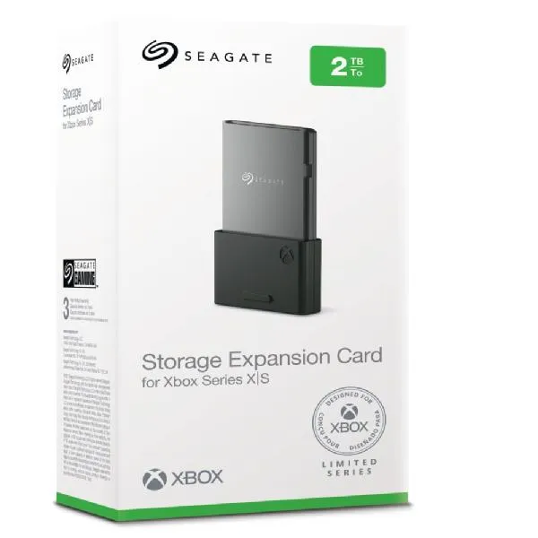 Seagate Storage Expansion Card 2 TB - extern SSD, Svart