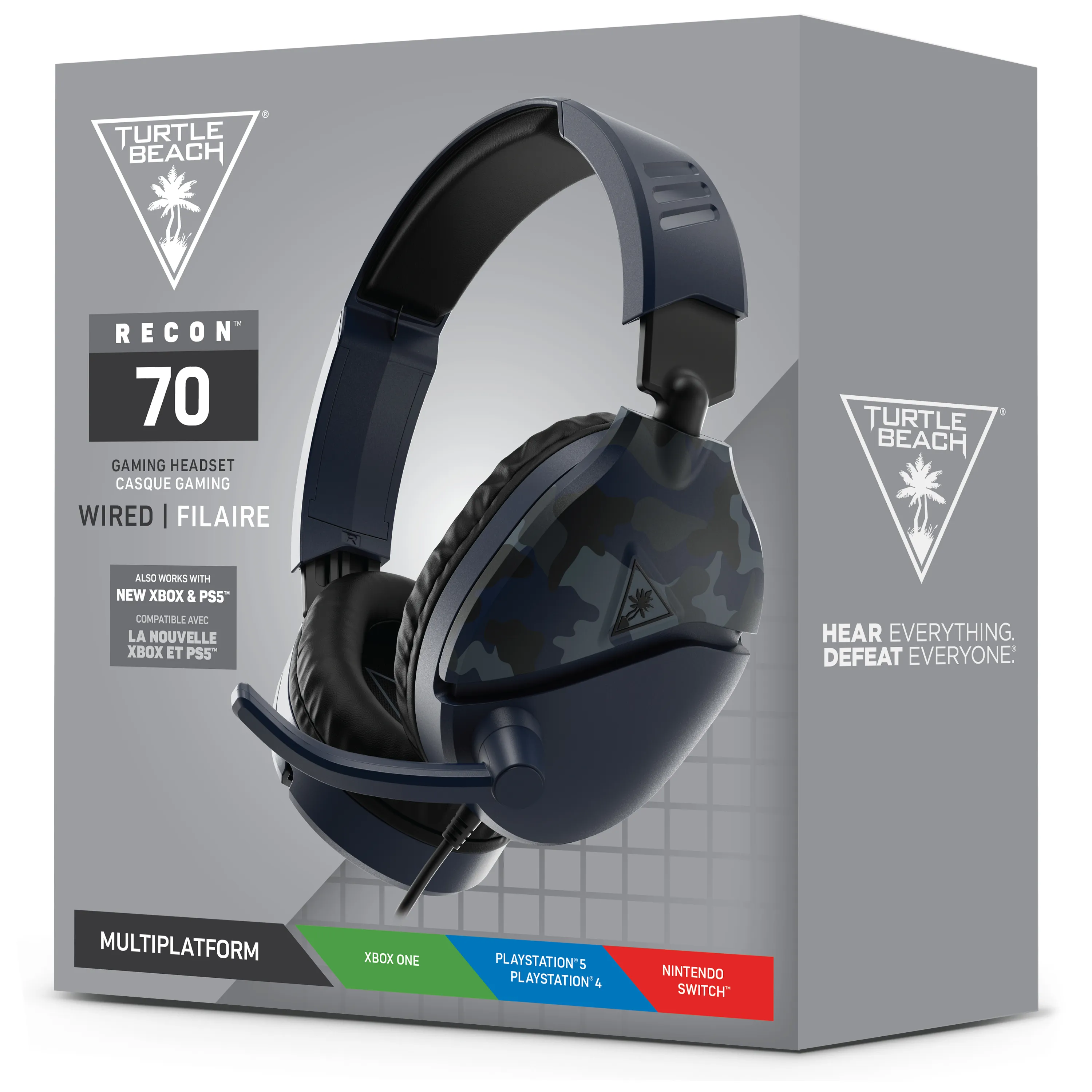 Turtle Beach RECON 70 multiplatform - spelh&ouml;rlurar, camo