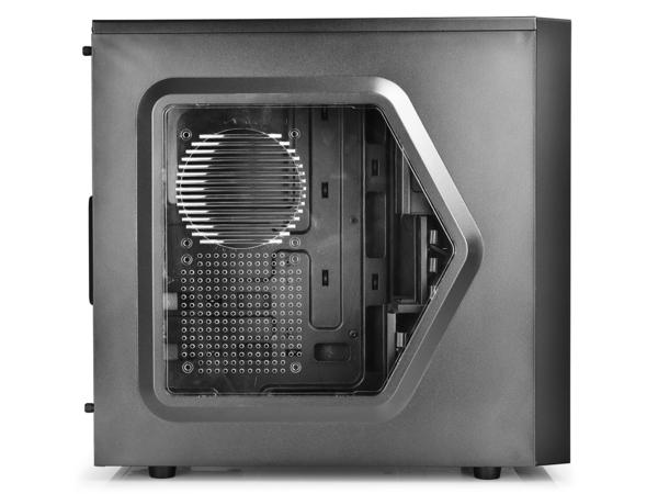 DEEPCOOL TESSERACT SW-BK - ATX Case - Blue LED