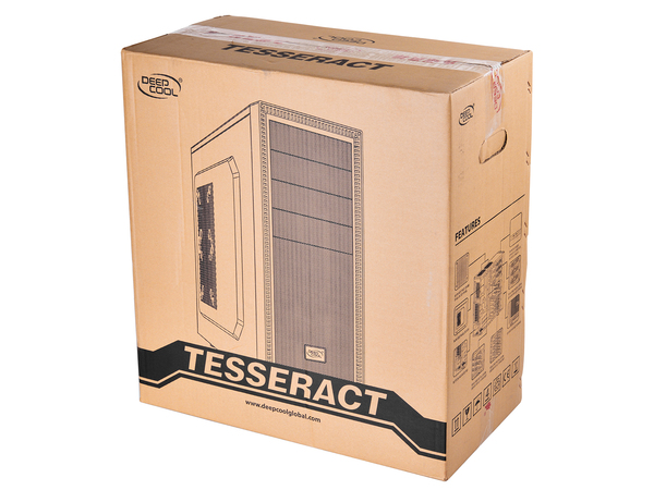 DEEPCOOL TESSERACT SW-BK - ATX Case - Blue LED