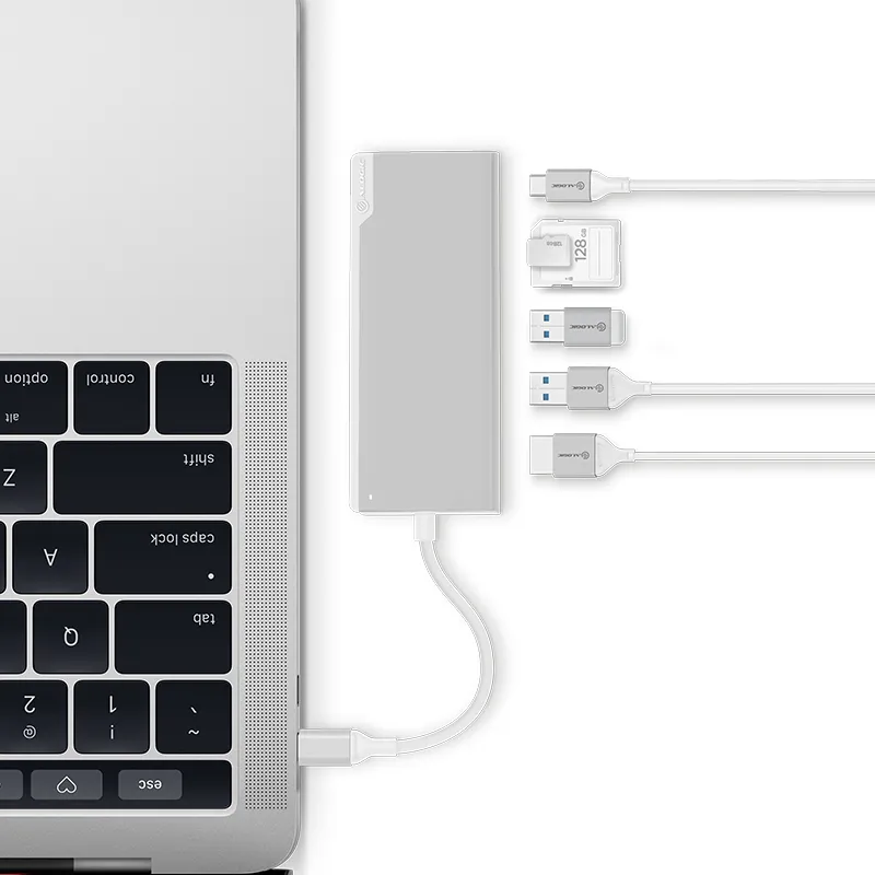 ALOGIC Ultra USB-C Dock UNI V2 - HDMI, USB, minneskortläsare samt 100W PD