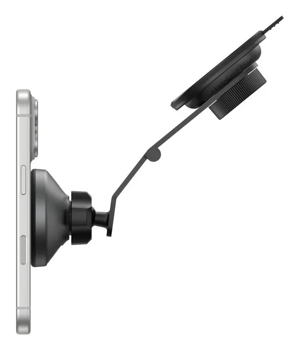 Belkin BoostCharge Qi2 Magnetic EV Screen Mount, 0 USB ports, 15 W, Qi2 - Car Charger, 1 m, Black
