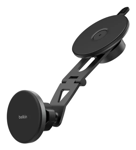 Belkin BoostCharge Qi2 Magnetic EV Screen Mount, 0 USB ports, 15 W, Qi2 - Car Charger, 1 m, Black