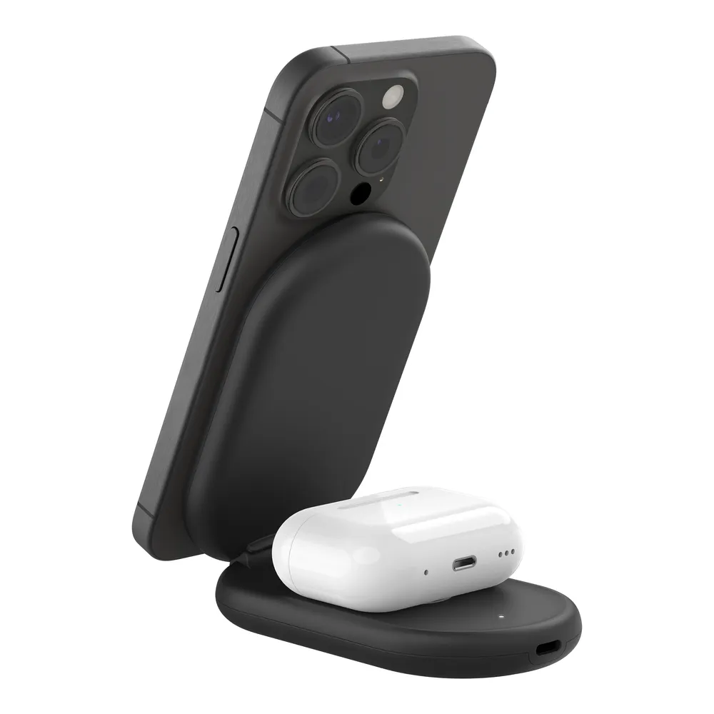 Belkin BoostCharge 15W Qi2 Magnetic 2in1 - wireless charger, black