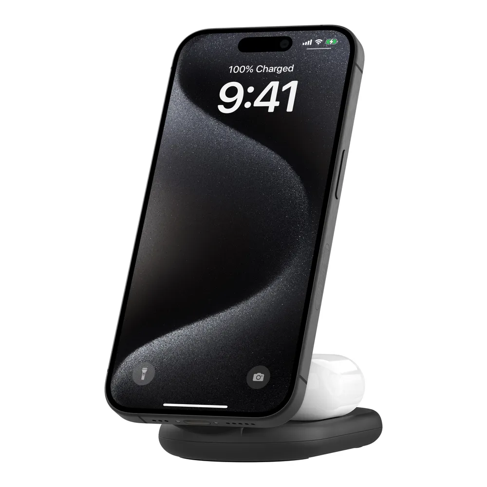 Belkin BoostCharge 15W Qi2 Magnetic 2in1 - wireless charger, black
