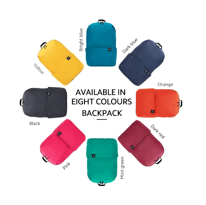 XIAOMI CASUAL DAYPACK REPPU MUSTA