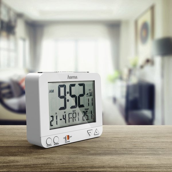 HAMA Her&auml;tyskello RC550 Radio Valkoinen