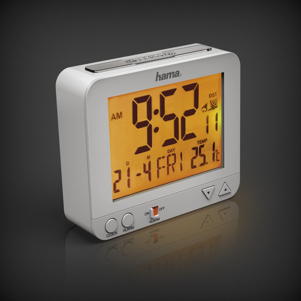 HAMA Her&auml;tyskello RC550 Radio Valkoinen