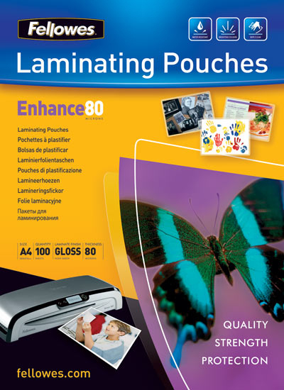 FELLOWES LAMINOINTITASKU A4 80MIC 100 PK
