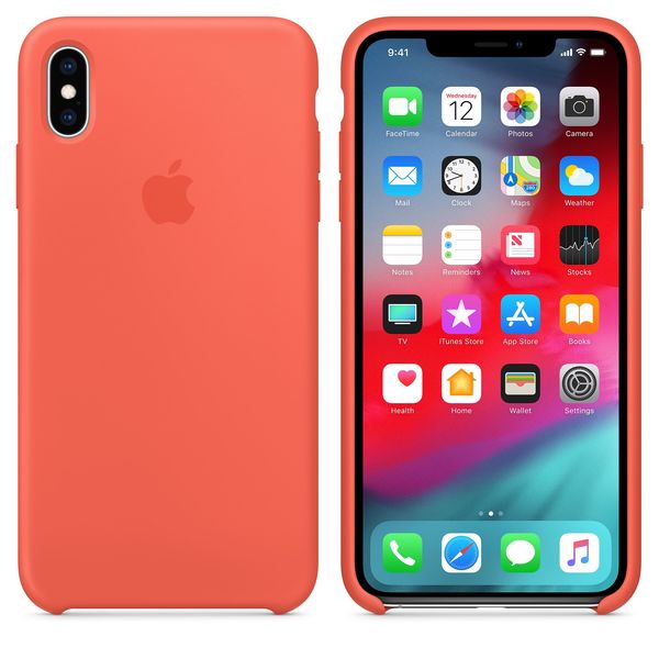 Apple iPhone XS Max ‑silikonikuori, nektariini