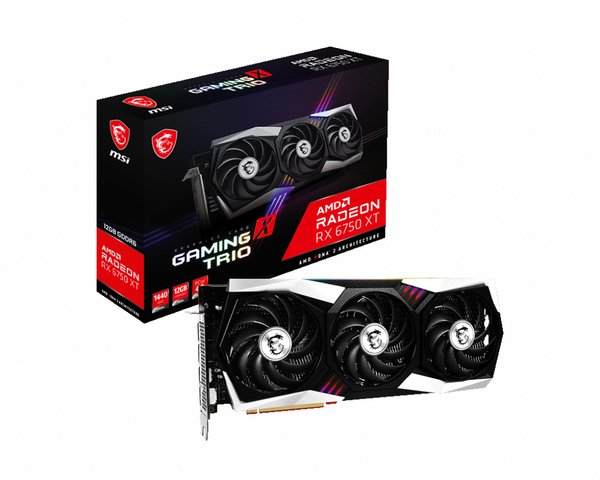 MSI Radeon RX 6750 XT Gaming X Trio 12GB - graphics card