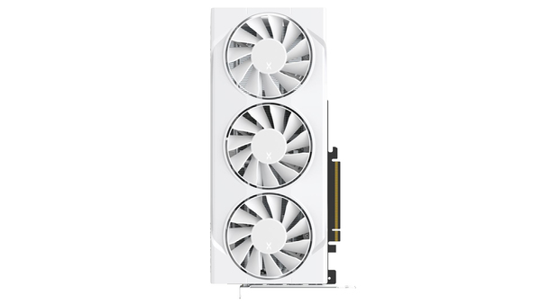 XFX Radeon RX 9070 Swift OC 3 Fan 16 Gt -n&auml;yt&ouml;nohjain, Valkoinen