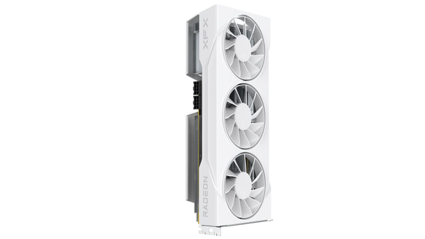 XFX Radeon RX 9070 Swift OC 3 Fan 16 Gt -n&auml;yt&ouml;nohjain, Valkoinen