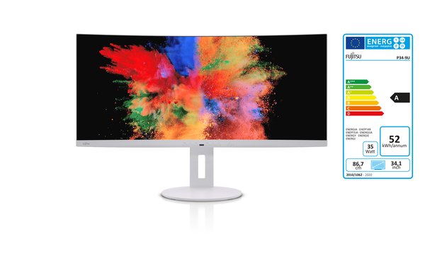 Fujitsu 34&quot; P34-9 UE, UWQHD, IPS - curved sk&auml;rm