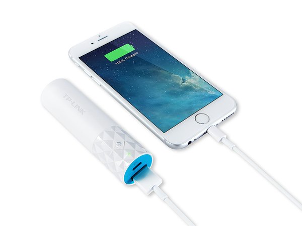 TP-Link TL-PB2600 - Power bank 2600 mAh - 2.4 A (USB (vain virta)) - johdossa: Micro-USB
