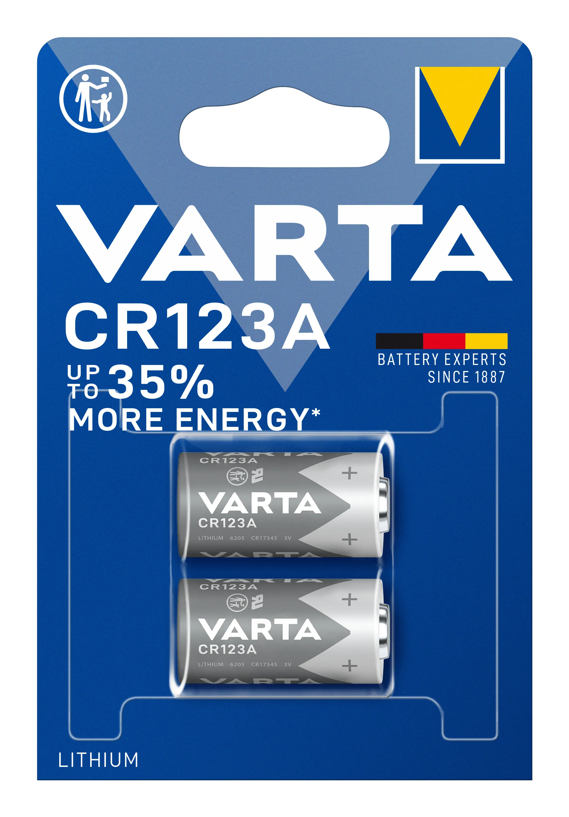 VARTA Professional CR123A - Primary Lithium Battery
