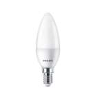 Philips LED Candle Bulb E14 4.9W (40W) B35 Matte 2700K 470lm 3-pack