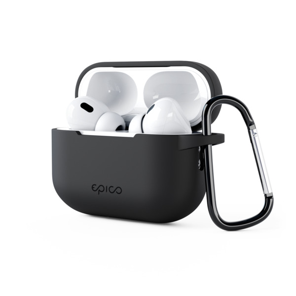 Epico Outdoor Cover, AirPods Pro (2nd Gen) -suojakuori, Musta