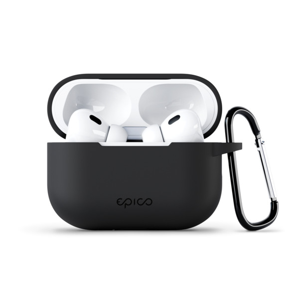 Epico Outdoor Cover, AirPods Pro (2nd Gen) -suojakuori, Musta