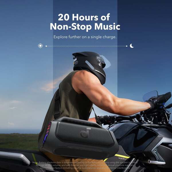 Anker Soundcore Boom 2 Plus - portable speaker, Black Anker Soundcore Boom 2 Plus - portable speaker, Black