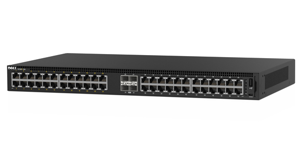 Dell EMC Networking N1148P-ON - Kytkin - Hallinnoitu - 48 x 10/100/1000 (24 PoE+) + 4 x 10 Gigabit SFP+ - r&auml;kkiin asennettava - PoE+ (375 W)