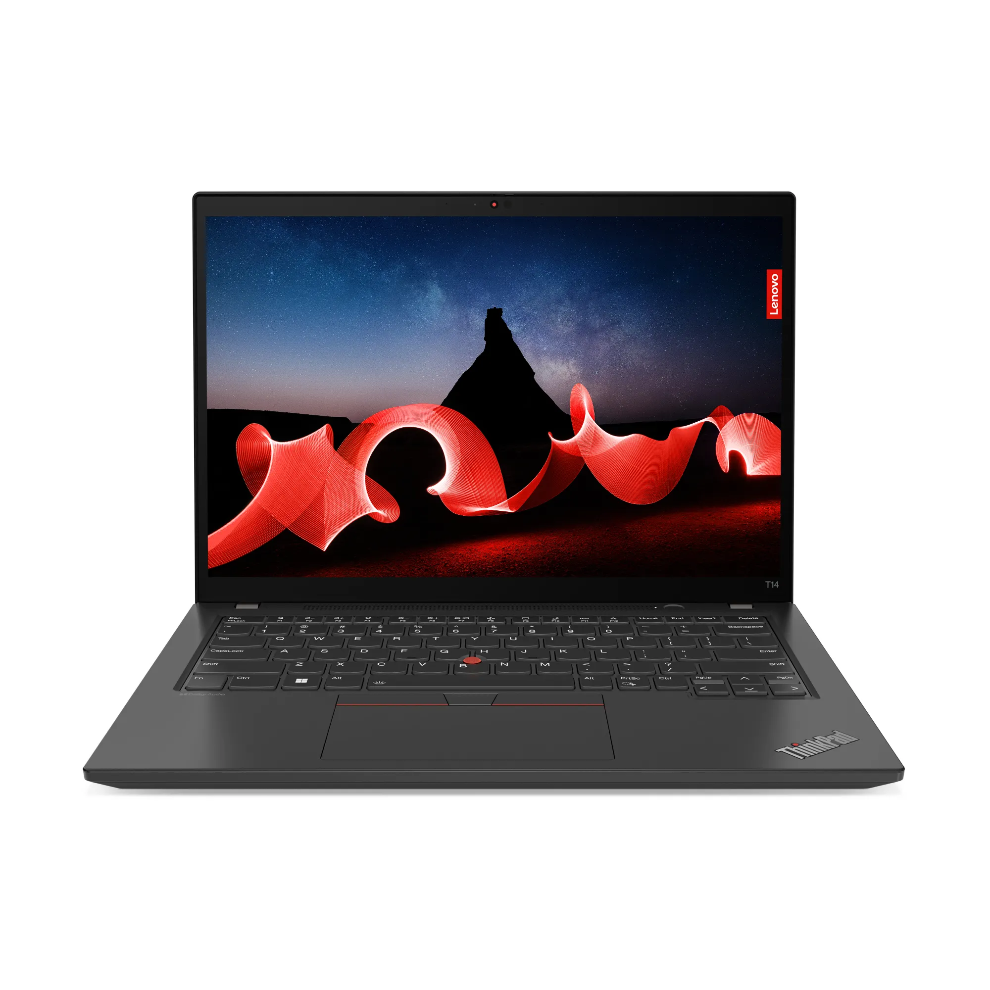 Lenovo ThinkPad T14 14" i5-1335U, 16 Gt, 256 Gt SSD, Win 11 Pro -kannettava, Musta