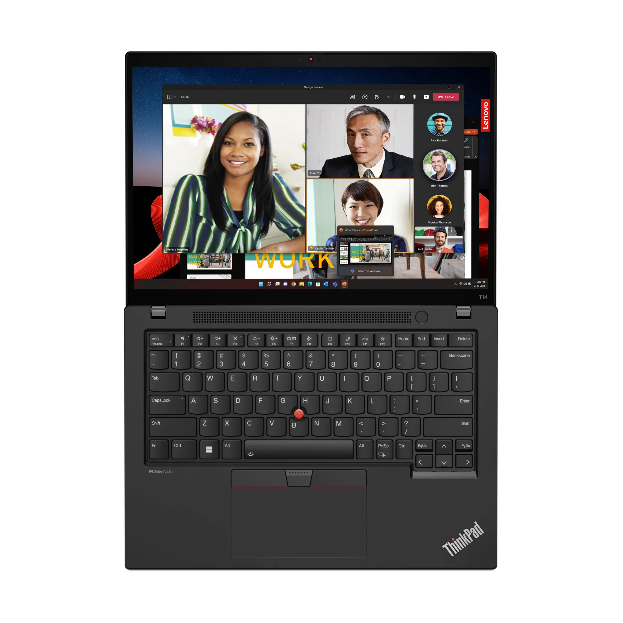 Lenovo ThinkPad T14 14" i5-1335U, 16 Gt, 256 Gt SSD, Win 11 Pro -kannettava, Musta