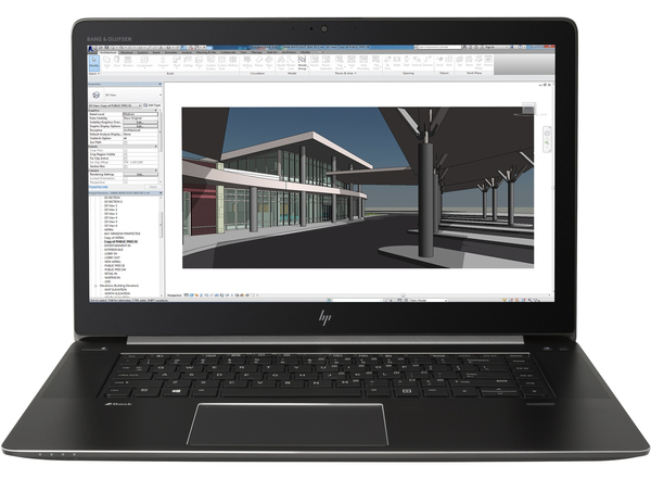 HP 15.6" ZBook Studio 15 G4, 512GB, NVIDIA Quadro M1200M 4GB, Win 10 Pro - b&auml;rbar dator, svart