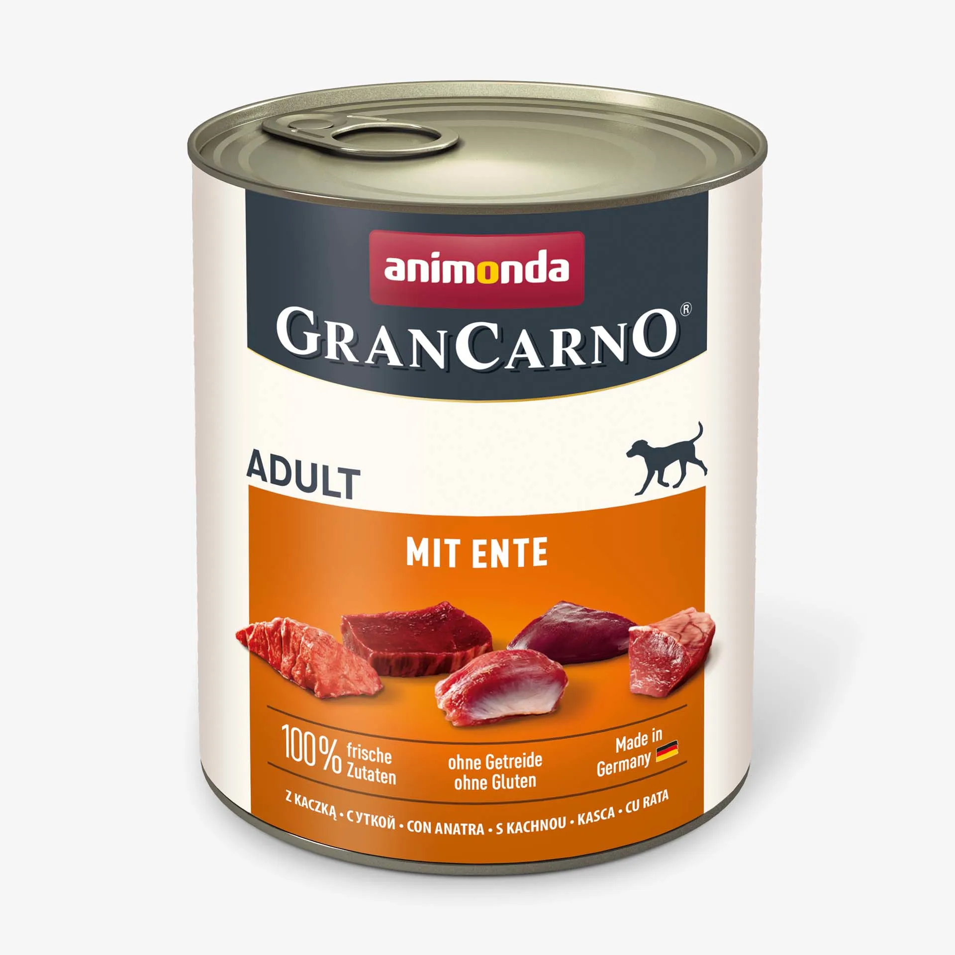 Animonda GranCarno Adult with Duck, V&aring;tfoder f&ouml;r hund, 800 g