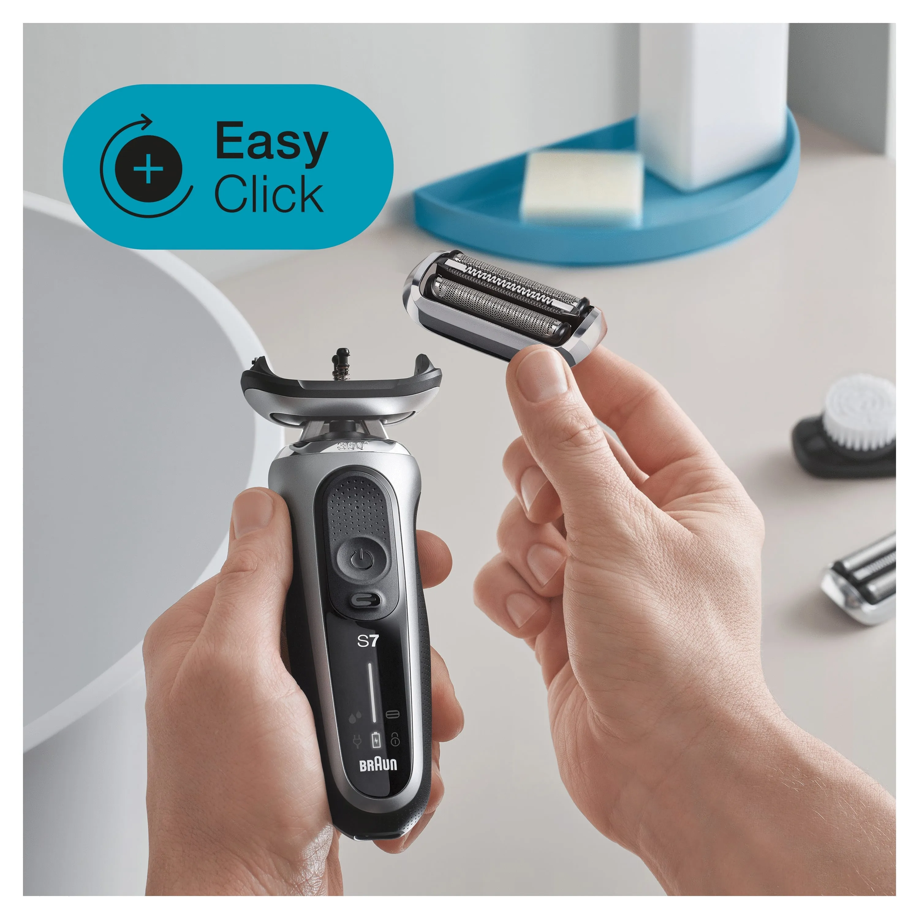 Braun Series 7 71-S1000S - shaver, Silver